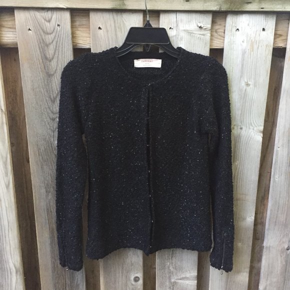 Zara Knit black sequin cardigan - size S - Picture 2 of 11